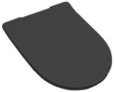 Сиденье для унитаза, с микролифтом, (цв. matt black, петли цв.хром), File 2.0 XX