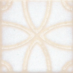 Амальфи орнамент белый В405|9.9х9.9