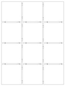 Конфетти белый (полотно из 12 частей 9,8х9,8) XX|29.8x39.8