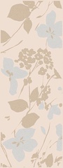 Декор Вилланелла Цветы беж|15х40