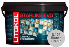 Затирка Starlike EVO BIANCO TITANIO S.105 1 кг. ZZ