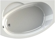 Ванна акриловая "Монти", 1500х1050x480 мм, левая, БЕЗ каркаса, слива-перелива и панели, белая ZZ