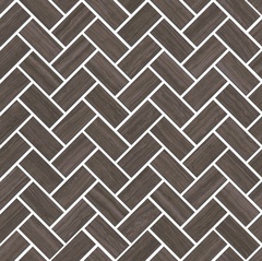 Декор Грасси коричневый мозаичный напольный B XX|30x31.5