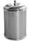 Ведро для мусора с крышкой h30х20см, пластиковый контейнер в компл., (цв. хром) Complementos/Jaboneras ZZ