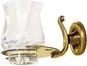 Стакан настенный (стекло прозрачное, держатель цв. золото), Windsor ZZ