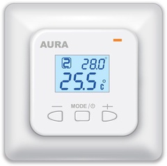 Терморегулятор Aura LTC440 белый (двухзонный)