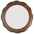 Зеркало Баккара 900*900*30, цвет коричневый, БЕЗ комплекта крепежа ZZ