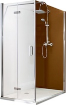 Боковая стенка 900хh2000мм, для двери, крепёж справа, (пр.алюм.хромэффект, стекло 6мм прозр.ShowerGuard-Klarglas), MK 800 ZZ