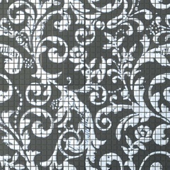 Damasco Black White Mosaico Mix4 (30x30) XX |60x60