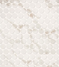 Calacatta Round Mosaico ZZ| 29.5x32.5
