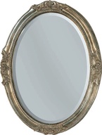 Зеркало овальное в багетной раме 620х820мм (цв. Foglia Argento, горизонт. монтаж), Veneto ZZ