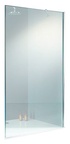 Боковая стенка 900хh1943мм, правая/левая, для распашной двери, (профиль матовое серебро, стекло прозрачное Anti-Plaque), Huppe Refresh ZZ