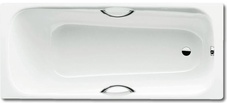 Стальная ванна Saniform Plus Star  Мод.337 180x80  c отв.под ручки,без ножек, слива-перелива ZZ