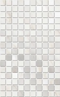 Декор Гран Пале белый мозаичный |25x40