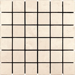 NATURAL Мозаика из мрамора M030-48T (Crema Marfil Extra) XXZZ |30,5x30,5