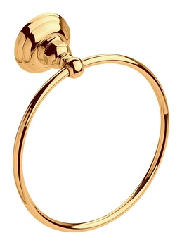 Полотенцедержатель-кольцо 195мм, (цв. золото), Classica ZZ