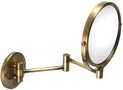 Зеркало косметическое, настенное, выдвижное 8-35хd23см, 3-х кратное увеличение, (цв.бронза), Windsor