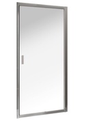 Душевые двери BLDP2-120, раздвижные двухэлементные,  профиль блестящий хром, стекло прозрачное  ZZ товар