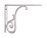 Кронштейн металлический цв.белый 38х24см, (2шт.), (для раковин арт.AR 864,874,824,834,854) Arcade ZZ