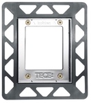 Монтажная рамка для установки стекл.панелей смыва для писсуара на уровне стены, регулир.глубины 5-18мм, (цв. белый), TECEloop ZZ