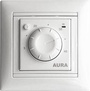 Терморегулятор мех. Aura LTC 030 белый (комплектуется рамкой из серии Valena Legrand Electric.)