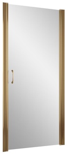 Дверь в нишу EP, 80*190 см, универсальное, профиль бронза, стекло прозрачное ZZ
