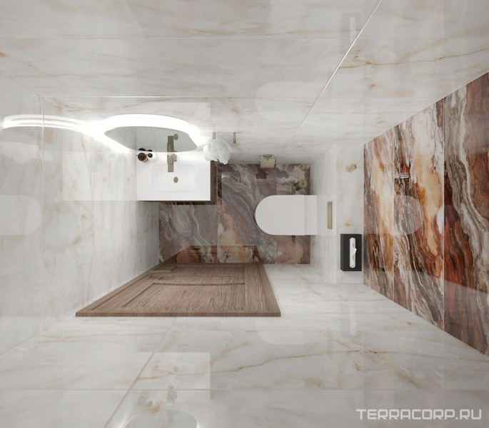 Санузел Alpas Euro Premium Marble дизайн