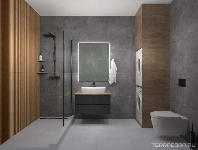 Душевая комната Exterior Ceramica дизайн