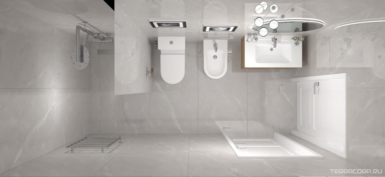 Душевая Alpas Euro Premium Marble XL дизайн