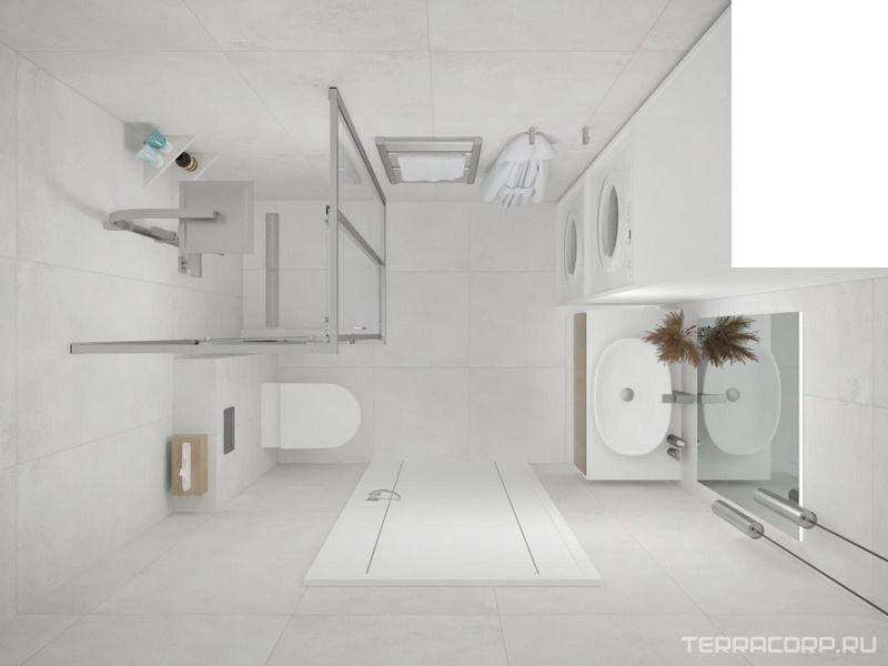 Душевая комната Kerranova Fabrika дизайн