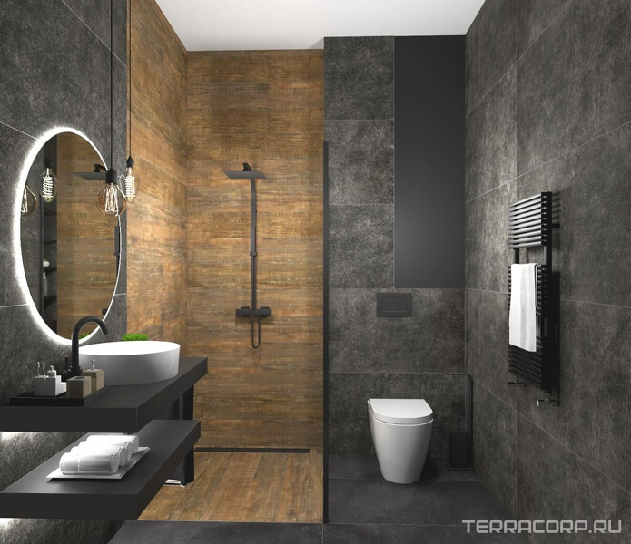 Душевая комната Kerama Marazzi Королевская дорога дизайн