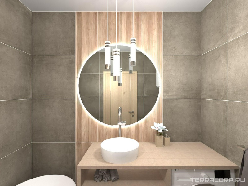 Ванная комната GRASARO Beton 3 дизайн