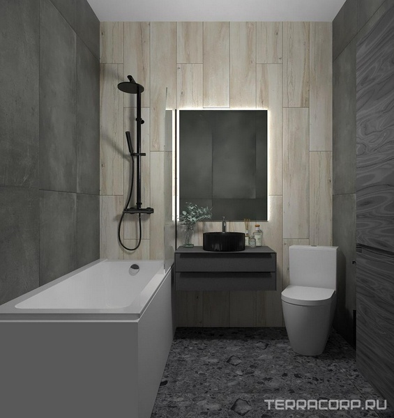 Ванная совмещенная Idalgo дизайн
