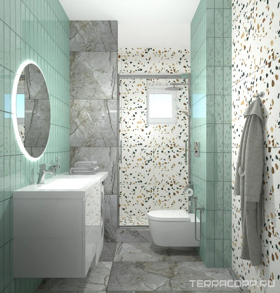 Душевая комната Idalgo Гранит Герда дизайн