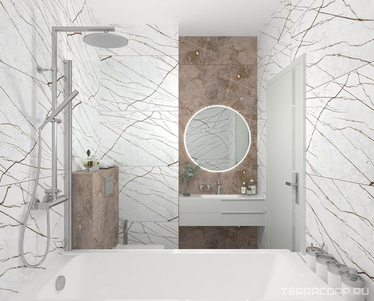 Ванная совмещенная Idalgo Гранит Сандра дизайн