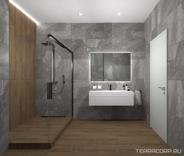 Душевая Idalgo Гранит Сансет дизайн