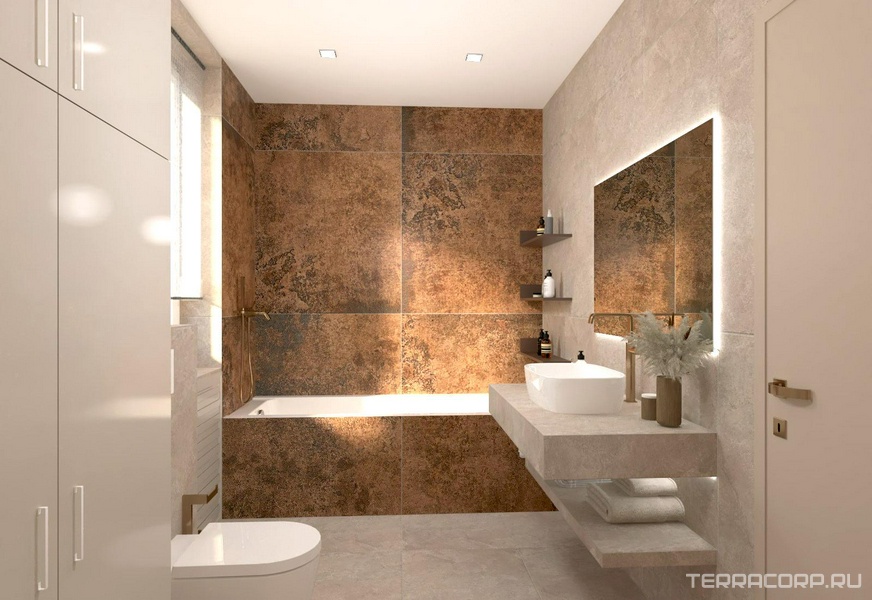 Ванная комната PAMESA Rusty Metal дизайн