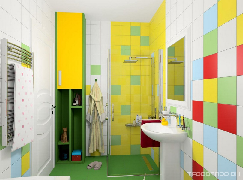 Ванная комната Kerama Marazzi Калейдоскоп дизайн