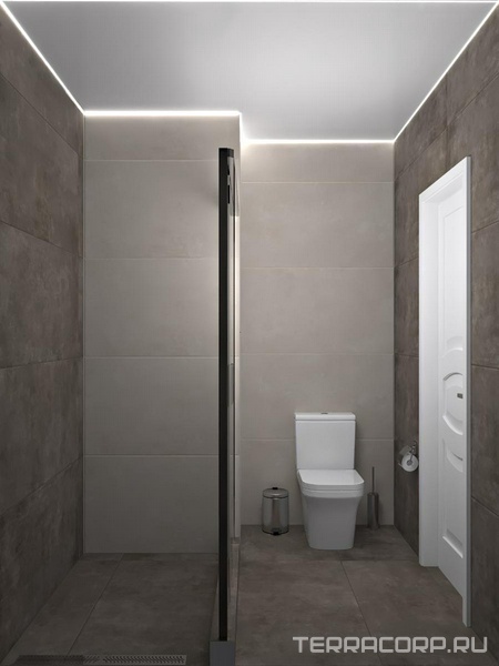 Душевая Exterior Ceramica дизайн