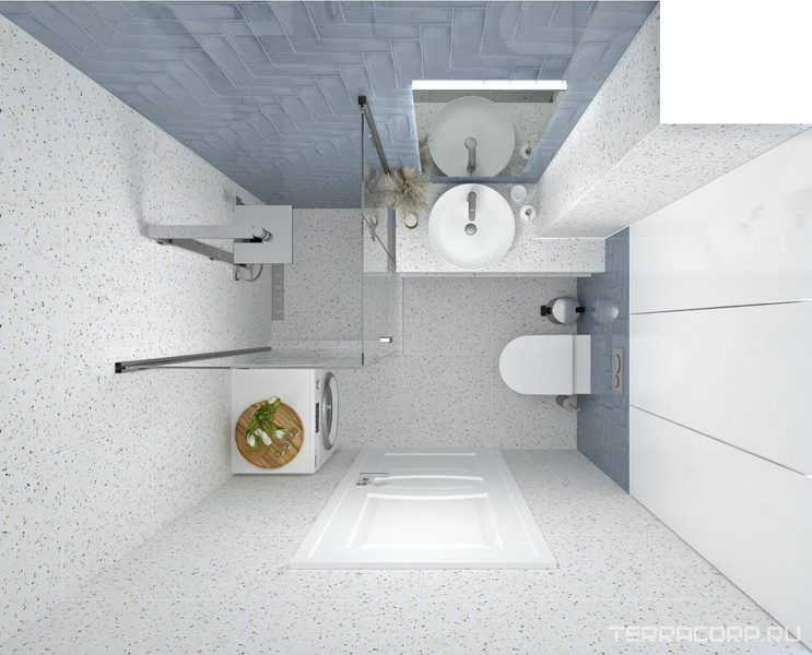 Душевая Kerama Marazzi Монпарнас дизайн