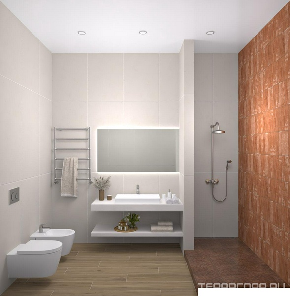 Душевая комната Kerama Marazzi Про Лаймстоун дизайн