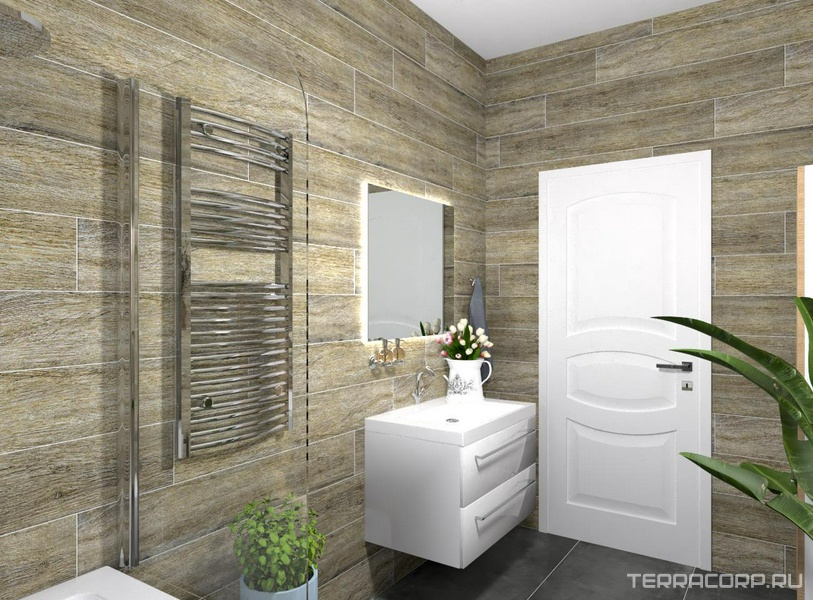 Ванная комнатаPamesa дизайн