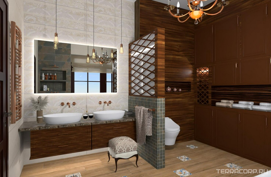 Ванная комната Kerama Marazzi Эскориал дизайн