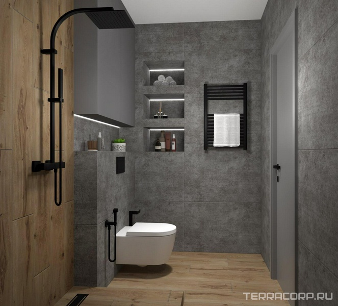 Душевая комната Zerde Urban дизайн