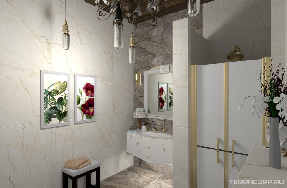 Душевая комната La Faenza дизайн