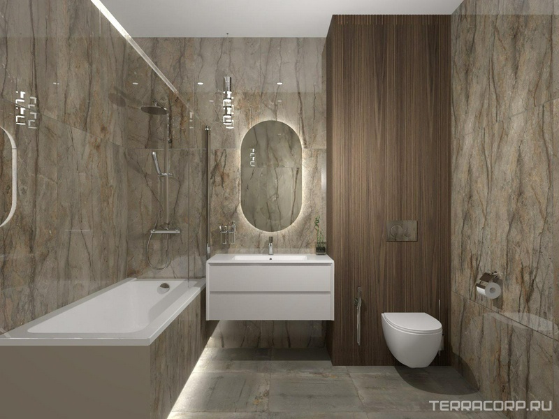 Ванная комната Fusure Ceramic Luxury Sone дизайн