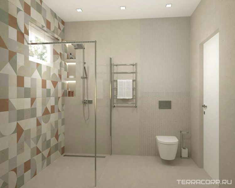 Душевая комната Dado Ceramica Geology дизайн
