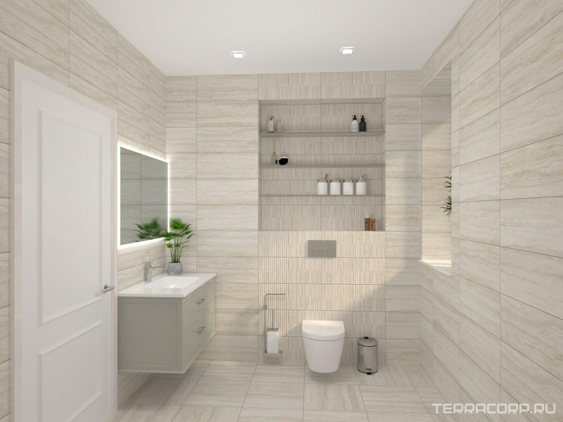 Ванная комната  Gracia ceramica Rhodes дизайн