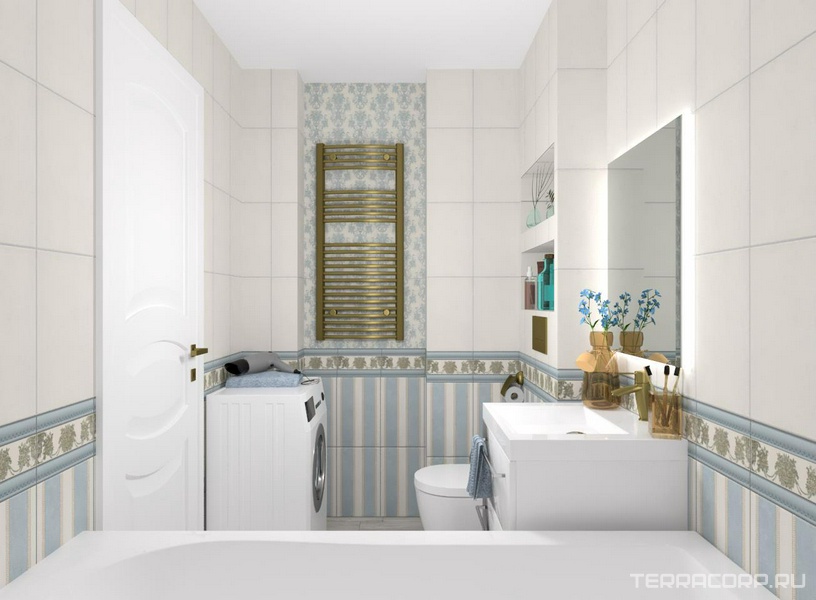 Ванная комната Kerama Marazzi Борромео дизайн