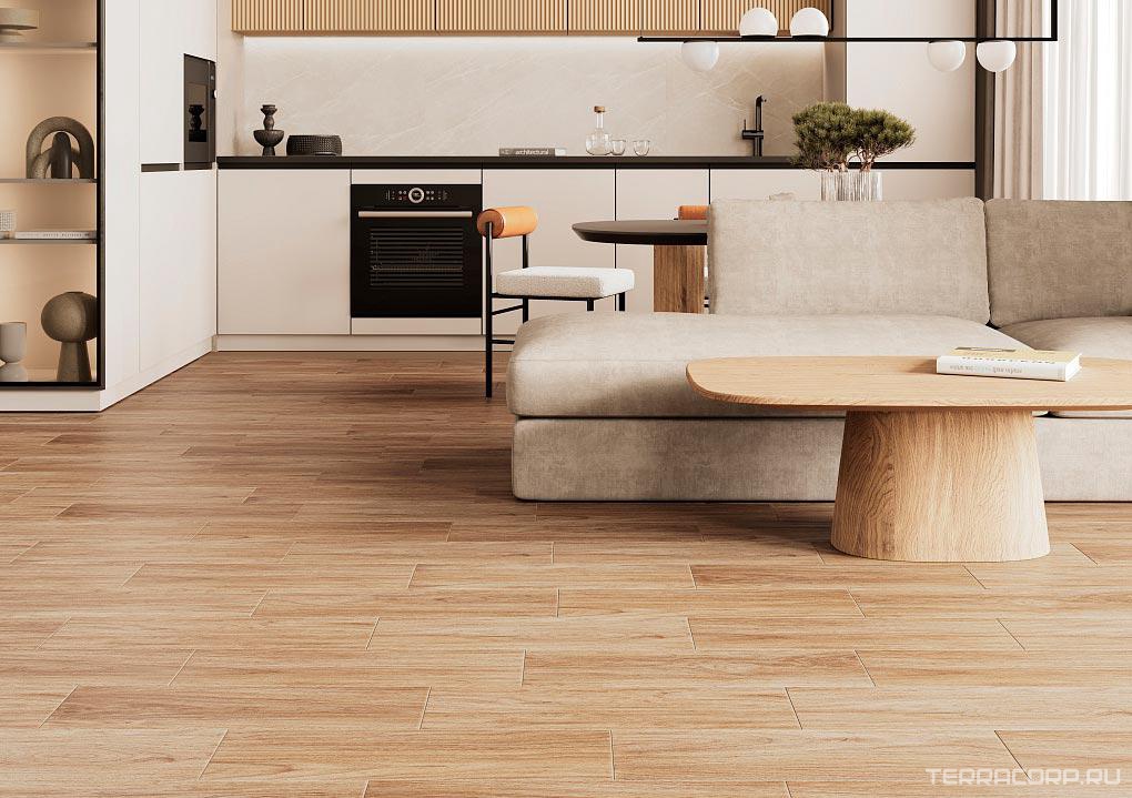 Керамогранит Gracia ceramica Siberia beige PG 02 20х60 Бежевый, фото 1